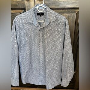 Society Of Threads Light Blue Dress Shirt